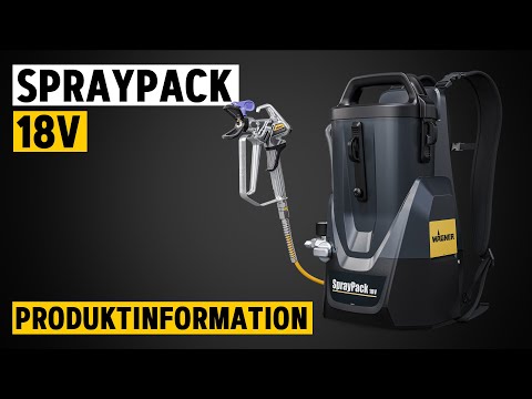 SprayPack 18V - Inbetriebnahme, Anwendung, Reinigung, Wartung | WAGNER