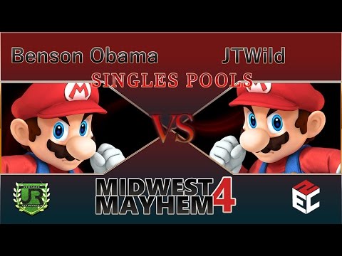 Midwest Mayhem 4  SINGLES POOLS - Benson Obama (Mario, Lucina) vs JTWild (Mario)