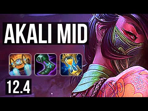 AKALI vs IRELIA (MID) | Rank 1 Akali, Rank 8, 68% winrate, Godlike | TR Challenger | 12.4