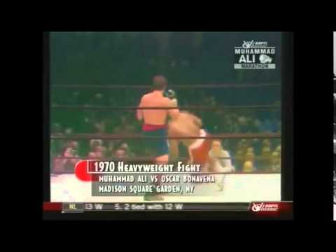 Bonavena knockdown Muhammad Ali
