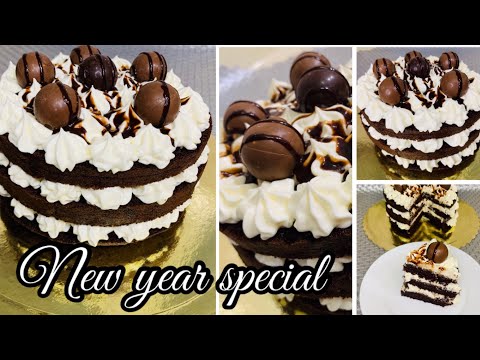 New year special | Naked floral chocolate cake recipe | Sajila’s Heaven | Ep-60