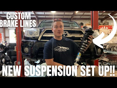 4th Gen 4Runner Gets New Suspension!! 2.5\" Higher! Stiffer Springs For Bumper!!