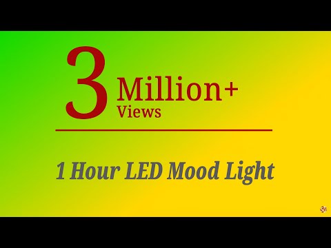 60 minutes of Color changing Mood Lights with gradient  Screensaver LED Light (No Mid-roll Ads)