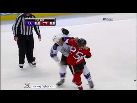 Kevin Westgarth vs Chris Neil Nov 22, 2010