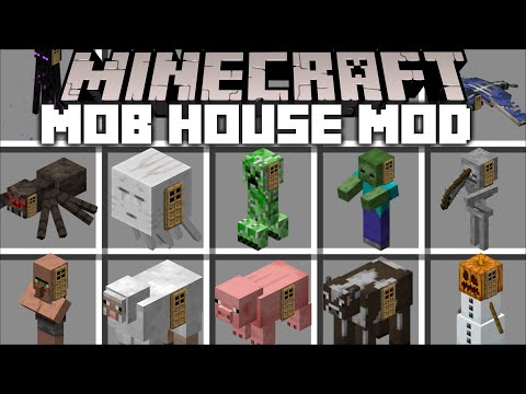 MC Naveed - Minecraft - Minecraft EXTREME MOB HOUSE MOD / BUILD INSTANT MOB HOUSE STRUCTURES !! Minecraft Mods