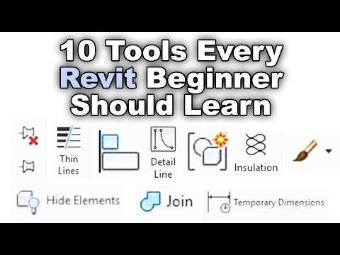 10 Tools Every Revit Beginner Should Learn - Revit Beginner Tutorial