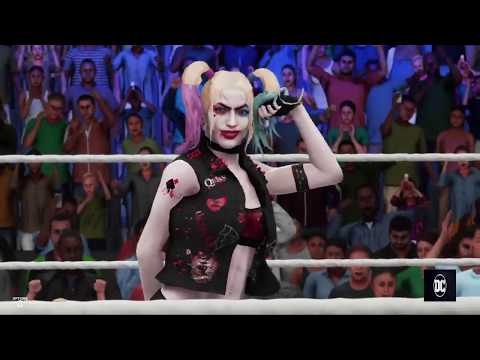 WWE 2K19 Power Girl vs. Harley Quinn vs. Zatanna - Triple Threat Elimination Match