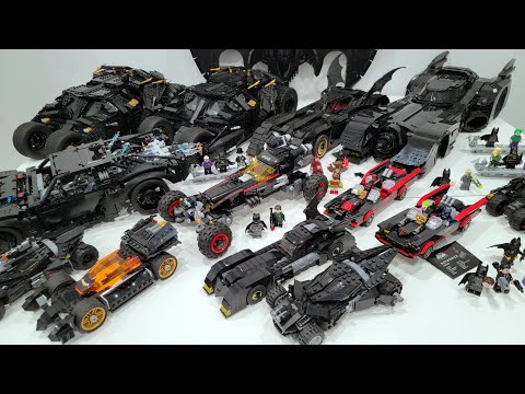 HUGE LEGO BATMOBILE COLLECTION OVERVIEW!
