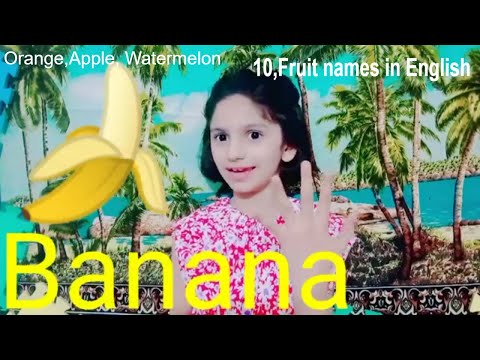 10 Fruits Name in English | Name of Fruits | Learn Fruits Name in English