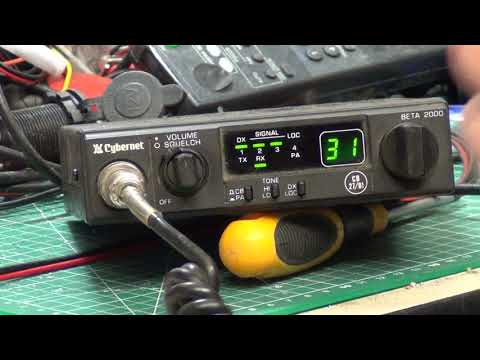 Cybernet Beta 2000 CB27/81 UK FM CB radio - On The Air test