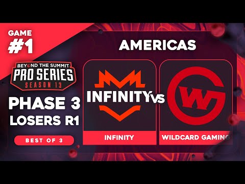 Infinity vs Wildcard Gaming Game 1 - BTS Pro Series 13 AM: Phase 3 LR1 w/ Kmart & ET