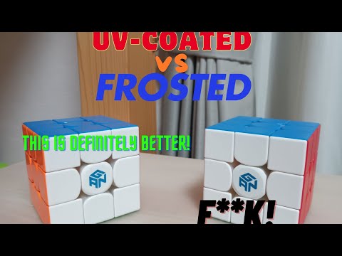 UV-coated VS frosted