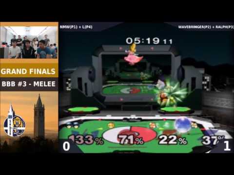 Fa16 BBB3 - Doubles Grand Finals: NMW & L (P1/P4) vs Wavebringer & Ralph (P2/P3)