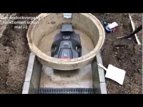 Automower bunker without drainage