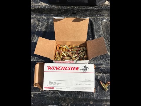 Shooting/Review Winchester 9mm Luger 115 Grain FMJ Ammo
