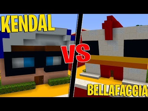 CASA DI KENDAL VS CASA DI BELLAFACCIA - SFIDE TRA YOUTUBER SU MINECRAFT