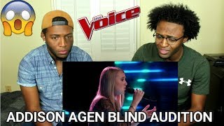 The Voice 2017 Blind Audition - Addison Agen: "Jolene" (REACTION)