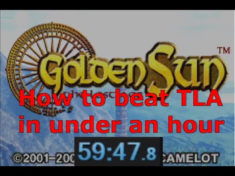 How to beat Golden Sun: The Lost Age in Under an Hour