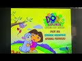 Dora The Explorer Rhymes And Riddles 2003 DVD Menu Walk Through