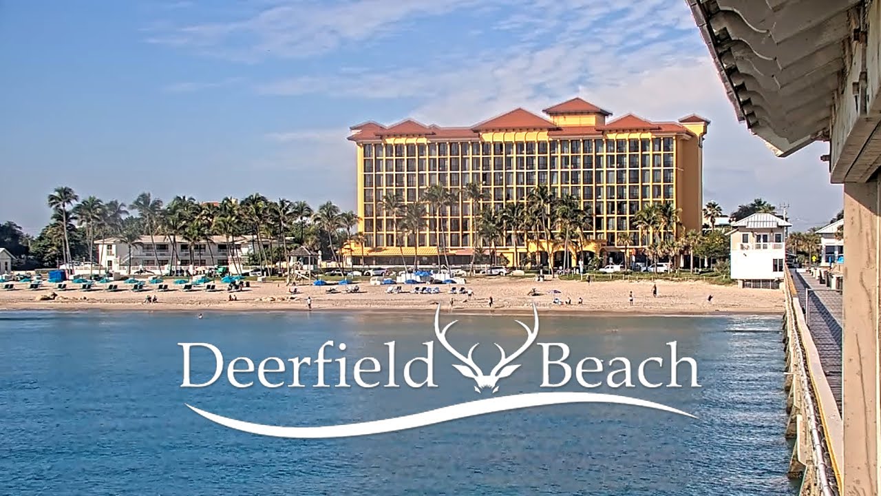 Live webcam view of Deerfield Beach International Fishing Pier