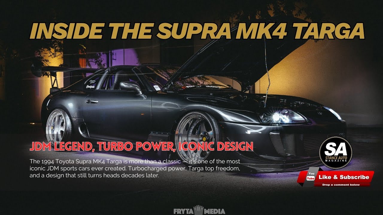 2JZ-GTE Ridox Inspired Mk4 Toyota Supra From Poland