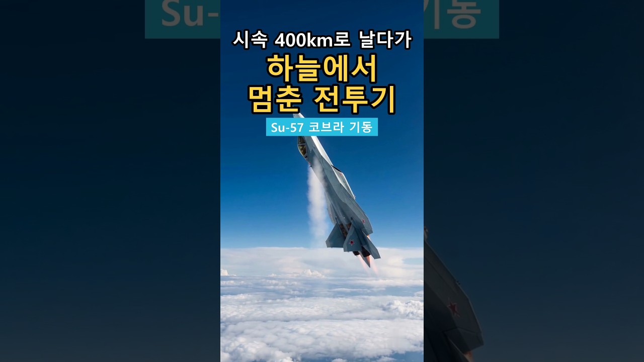 Su-57는 왜 기수를 세워도 버틸까