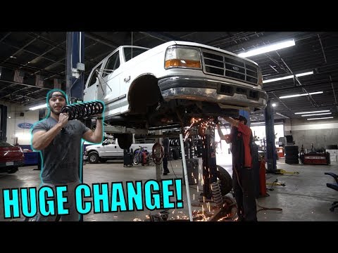 LIFTING MY OBS F350 DIESEL!