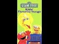 Sesame Street Kids Favorite Songs 1999 VHS