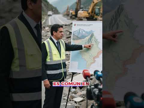 La carretera se partió en segundos 😱🛣️