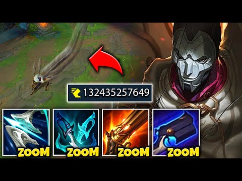 Jhin but I move so fast I break the speed barrier (glitches the game)