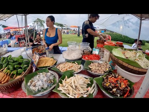 FANTASTIC! Cambodian Street Food Tour! Phnom Penh City - Cambodia Food Market Collection 2025