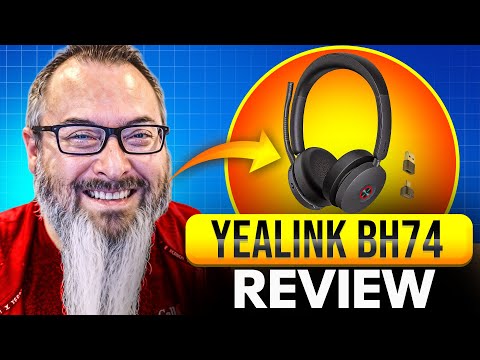 Yealink BH74 Review + Mic Test | Hybrid Work Headset with Teams Voice Isolation