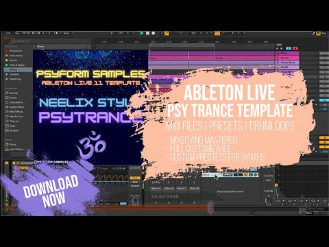 PSY Trance Ableton Live Template - Neelix Style by AudioFuel