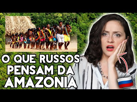 GRINGA REAGINDO À VERDADE SOBRE AMAZÔNIA BRASILEIRA😲