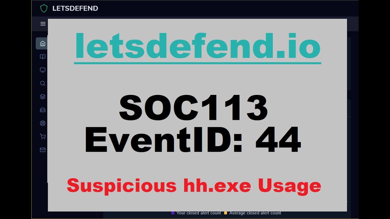 SOC113 EventID: 44 (Suspicious hh.exe Usage) [Jan. 31, 2021, 4:59 p.m.]