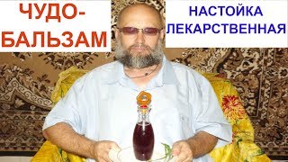 <blockquote>
<p>Настойка лекарственная или, выражаясь иначе, чудо-бальзам Сергея Ивановича от 100 недугов включает в себя множество лекарственных трав и грибов. Эликсир от ста недугов -  настойка лекарственная на водке (настойка на