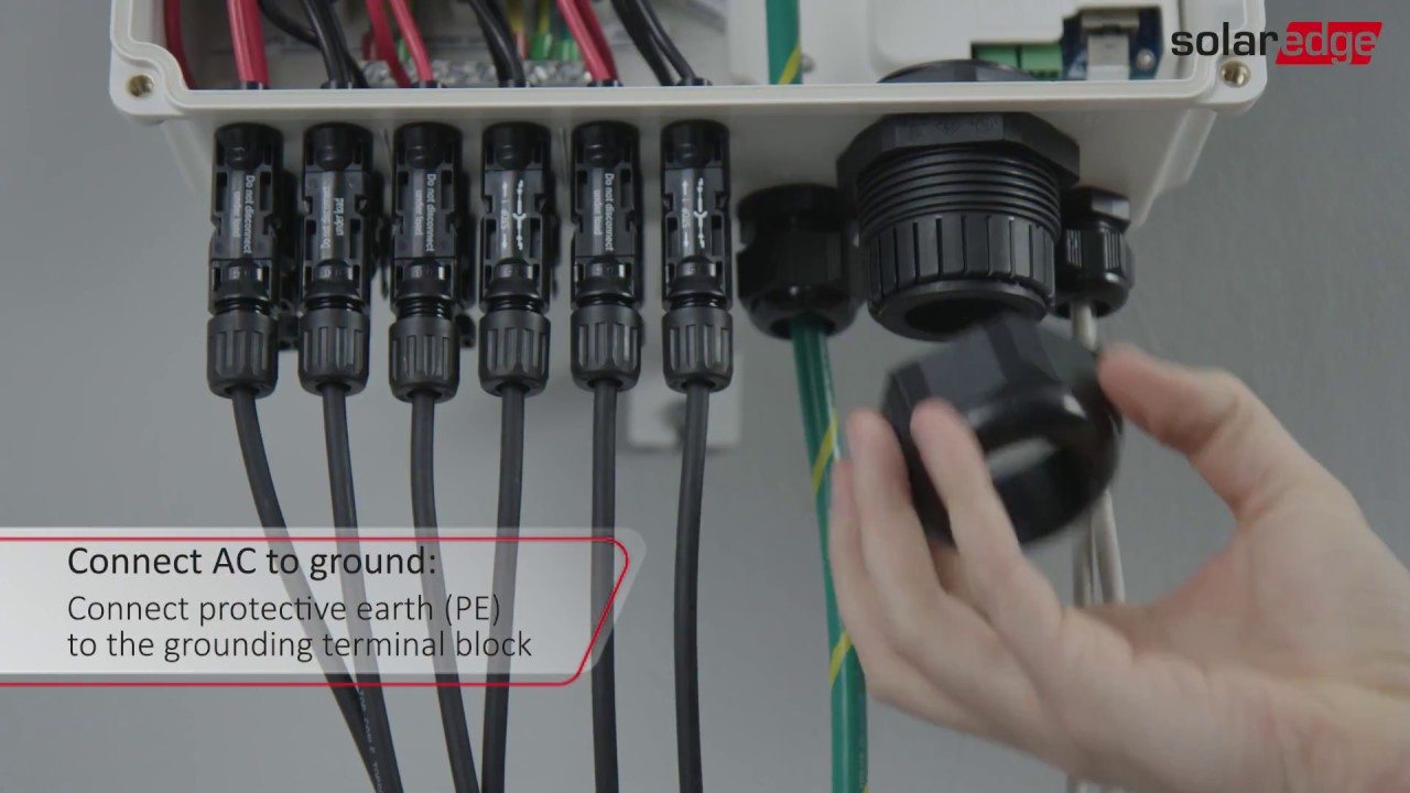 Watch SolarEdge Three Phase Inverter with synergy technology: Part 2 – DC, Communication & AC Connection now SolarEdge Three Phase Inverter with synergy technology: Part 2 – DC, Communication & AC Connection