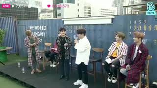 Donghun A.C.E sing Vromance - Flower (With Hyunkyu & Chandong from Vromance) @ACE_ThankYouConcert