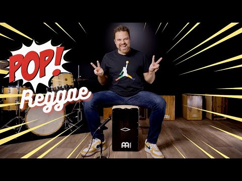 NEW! Pop REGGAE Groove on Cajon ✌️ Cajon Groove Library