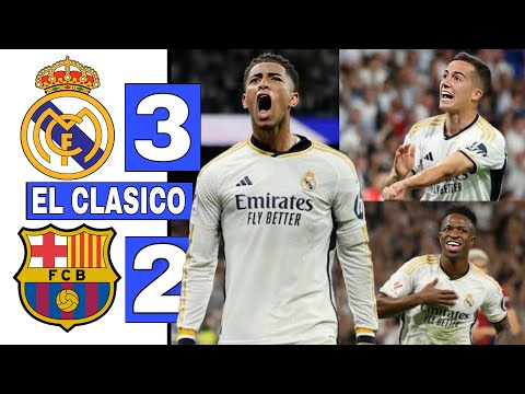 HIGHLIGHTS | Real Madrid (3-2) Barcelona: Jude Bellingham scores late to seal El Clasico 🔥🔥