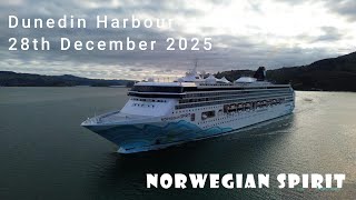 Norwegian Spirit, A majestic view of her in Dunedin Harbour, December 28th 2025