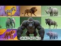 Safari Animal Sounds Song Nursery Rhyme For Kids Learn Animal Names And Sounds