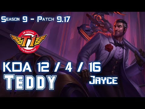SKT T1 Teddy JAYCE vs KAI'SA ADC - Patch 9.17 KR Ranked