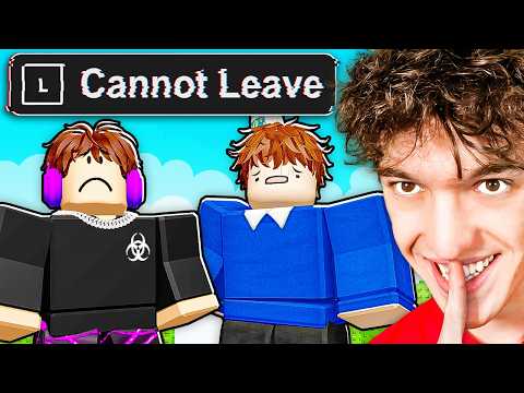 Trapping My Friends in a Roblox Game YOU CAN'T LEAVE...