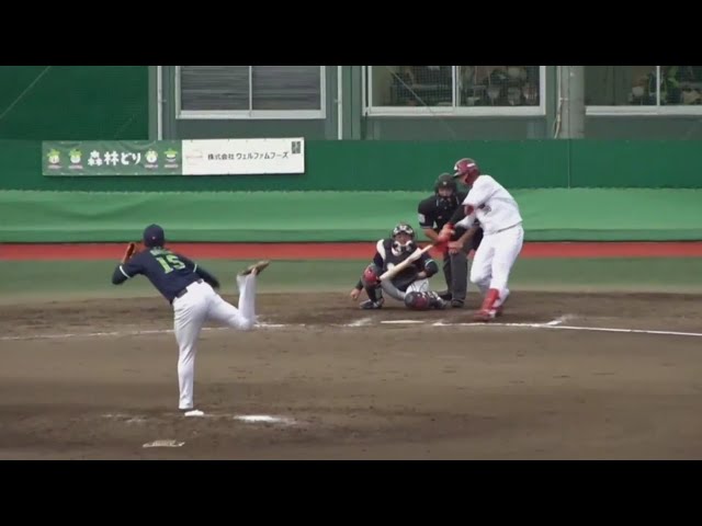 【ファーム】イーグルス・岩見 レフト線を破るタイムリー2ベースヒット!! 2020/10/6 E-S(ファーム)