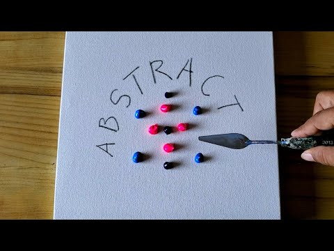 Blooming Colors / Abstract Painting Demo / Easy, Satisfying & Relaxing / 365 Days Challenge / Day#16