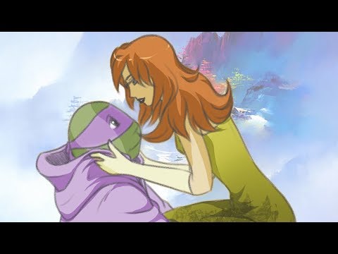 TMNT 2012 - Donnie and April - Let's Dance | short fan animated cartoon | amv clip | digital art