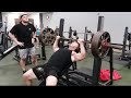 315 x 8 reps Incline Bench Press