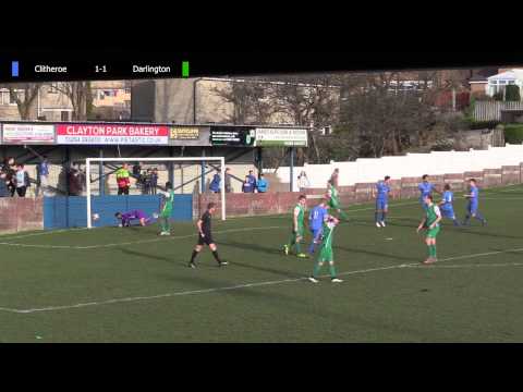 Clitheroe 2-1 Darlington - Evo-Stik First Division North - 2014/15