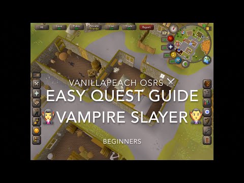 OSRS Vampire Slayer Quest Guide